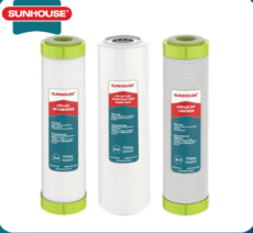 Bộ 3 Lõi Lọc Nước 123 Sunhouse