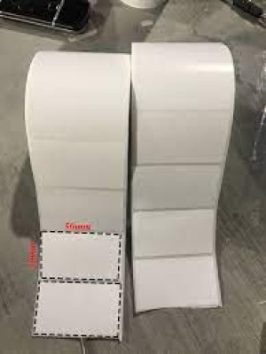 Giấy in mã vạch nhiệt đáp ứng kích cỡ theo yêu cầu