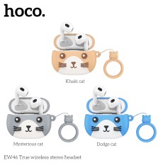 Tai Nghe Âm Thanh Nổi Bluetooth V5.3 Hoco EW46 + Kèm ốp Case Cat