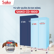 Tủ Sấy Quần Áo Đa Năng Saiko CD-1800 1800W, 30Kg