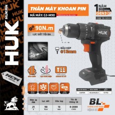 THÂN MÁY KHOAN PIN 21V 13MM (GEN 3) G3-M90 HUKAN