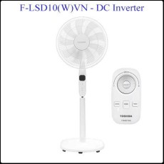Quạt đứng Toshiba 9 cánh F-LSD10(W)VN 30W - Có điều khiển